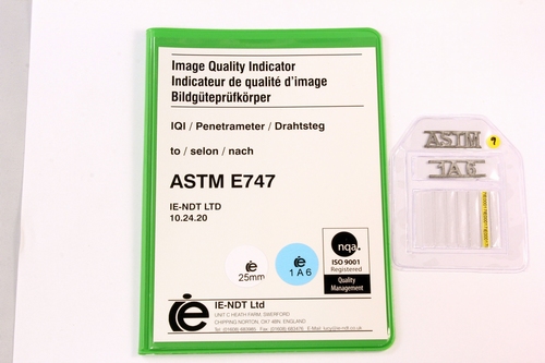 ASTM Wire Pene. 1A Steel 25mm