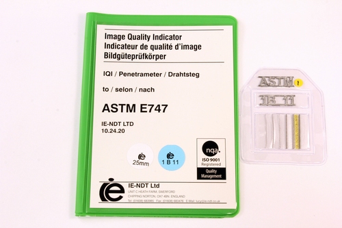 ASTM Wire Pene. 1B Steel 25mm