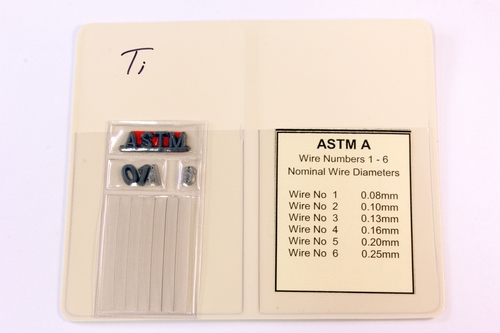 IQI TI SET A ASTM 50mm
