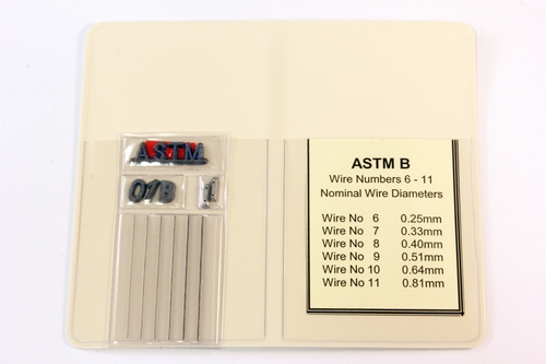 IQI TI SET B ASTM 50mm