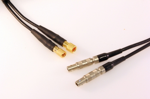 Twin cable 1,8m 2x Lemo-00 / 2x Microdot (1 small 1 large)