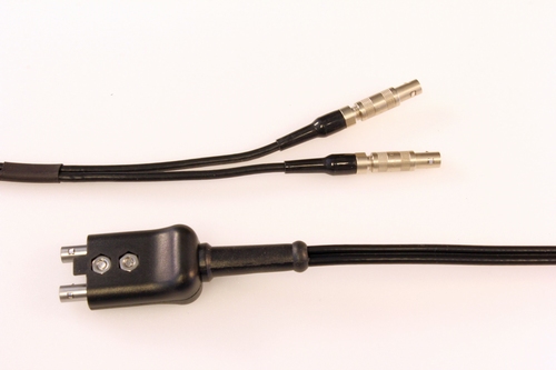 Twin cable 1,8m 1x GE-style / 2x Lemo-00