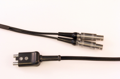 Twin cable 1,8m 1x GE-style / 2x Lemo-01