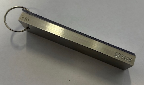 Weldscan 0.5, 1.0, 2.0mm Notches 316 Stainless steel