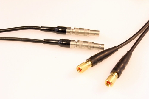 Twin cable 1,8m 2x Lemo-00 / 2x Microdot eq.
